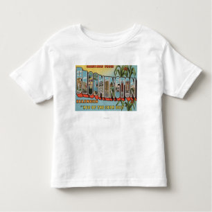 Bloomington, Illinois - Large Letter Scenes 2 Toddler T-shirt