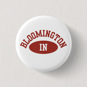 Bloomington Indiana Button- College Football Pin