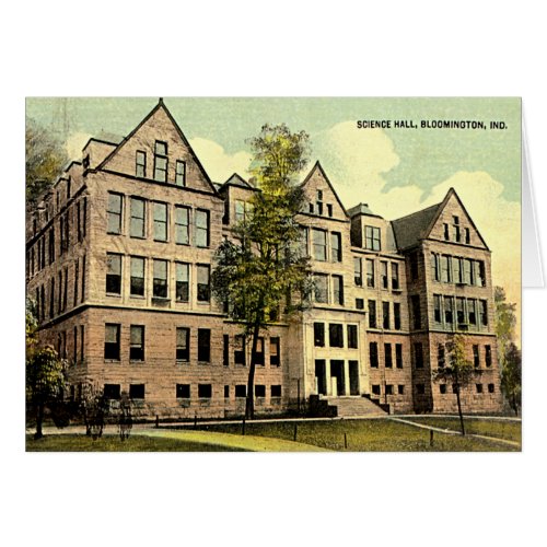 Bloomington Indiana IU Science Hall 1930