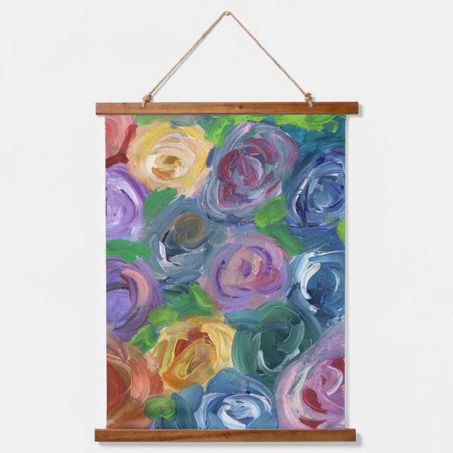 Bloomish wall hanging hanging tapestry (Front)