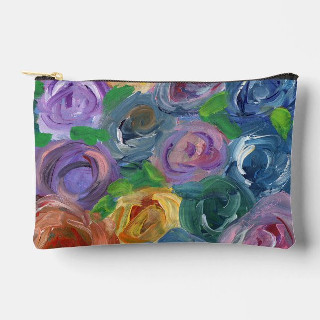 Bloomish zipper pouch (Front)