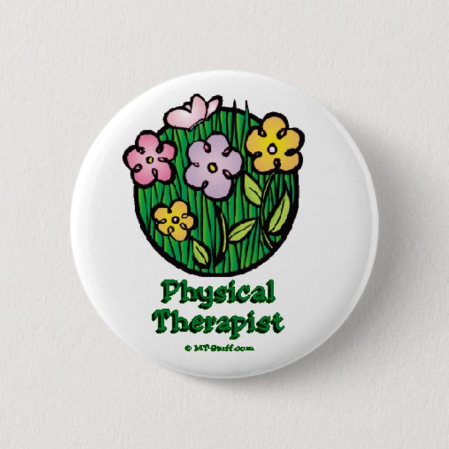 Blooms 1 PT Pinback Button (Front)