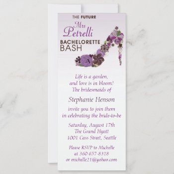Blooms & Cocktails Invitation by SERENITYnFAITH at Zazzle