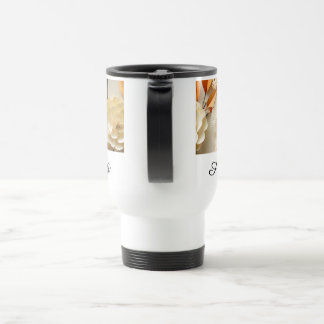 Blooms of Inspiration: Personalized Travel Mug