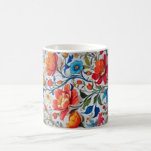 Blooms of Joy _ Your Daily Dose of Floral Delight Coffee Mug