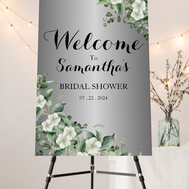 Blooms of Love: Welcome to the Bridal Foam Boards (In Situ (Stand))