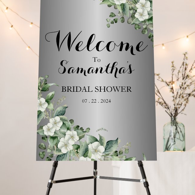 Blooms of Love: Welcome to the Bridal Foam Boards (In Situ (Stand))