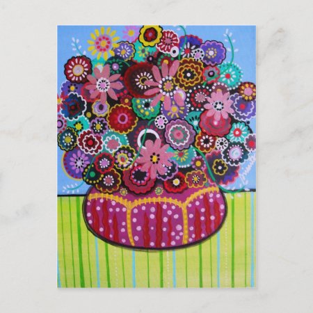 Blooms Postcard