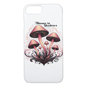 Blooms Shadows - Whimsigoth Mushroom Art Pastel Go iPhone 8/7 Case