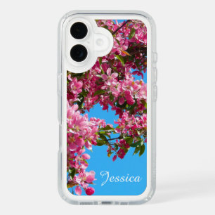 Blossom and Blue Sky Personalised iPhone 16 Case