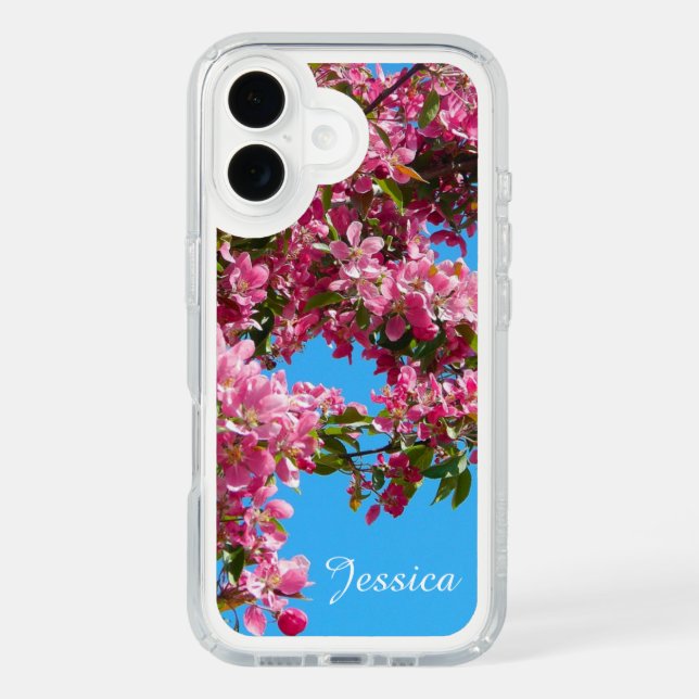 Blossom and Blue Sky Personalised Speck iPhone Case (Front)