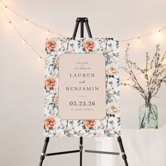 Blossom and Vow Wedding Foam Board (In Situ (Stand))