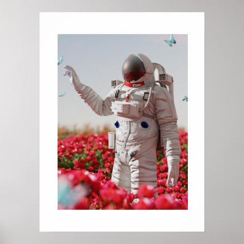 Blossom  Astronaut Poster