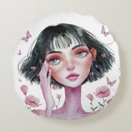 Blossom Beauty 4 Round Pillow