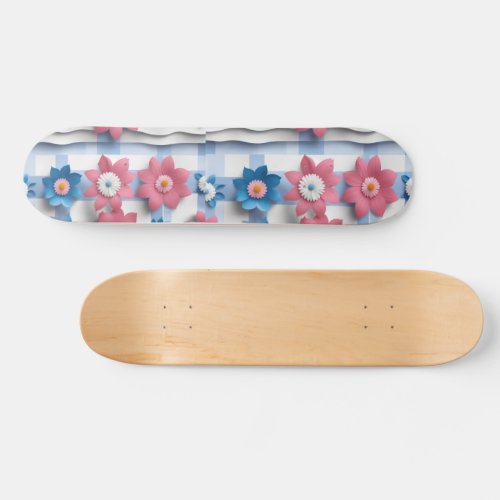 Blossom Bliss All_Color Flower Skateboard for a V