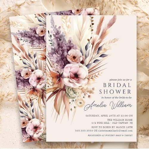 Blossom Bliss Bridal Shower Invitation