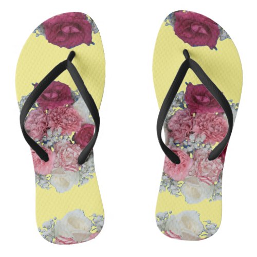 Blossom Bliss Floral Flip Flops