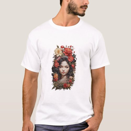 Blossom  Bloom Floral Fantasy T_Shirt Collection
