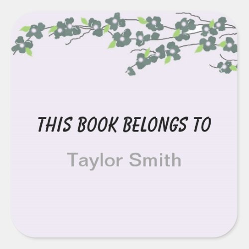 Blossom Book Label