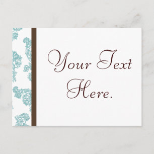 blossom border postcard