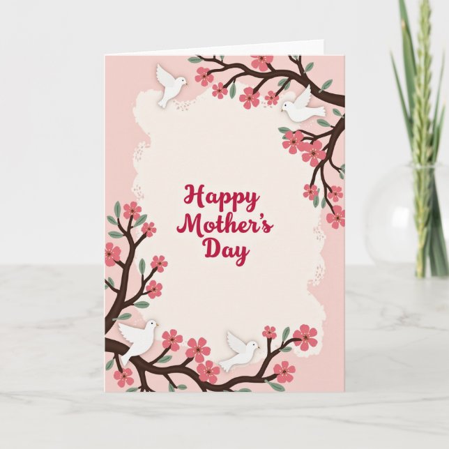Blossom Branch Mothers Day Card (Front)