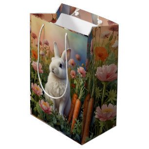 Blossom Bunny & Carrot  Medium Gift Bag