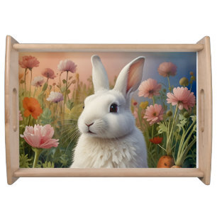 Blossom Bunny & Carrot Patch Serving Tray 
