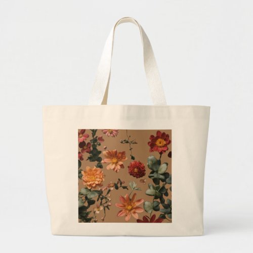 Blossom Carryall Floral Jumbo Tote Bag