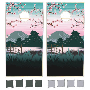 Blossom Cornhole Set