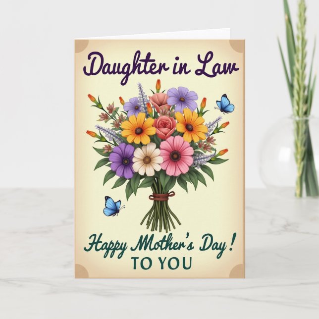 Blossom Daughter In Law Card (Front)