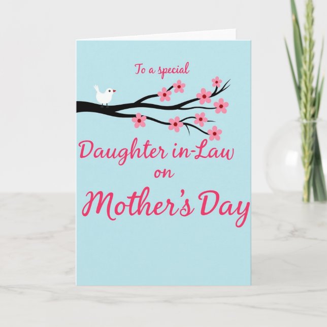 Blossom Daughter In Law Mothers Day Card (Front)