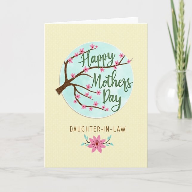 Blossom Daughterinlaw Card (Front)