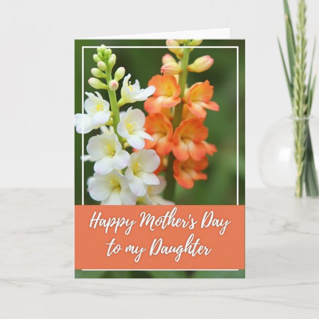Blossom Daughters Day Wish Card (Front)
