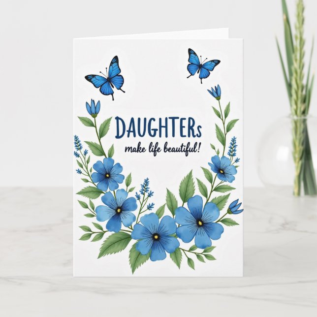 Blossom Daughters Love Card (Front)