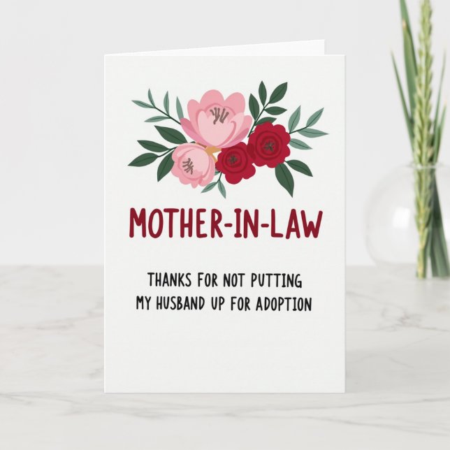 Blossom Design Mothers Day Card (Front)