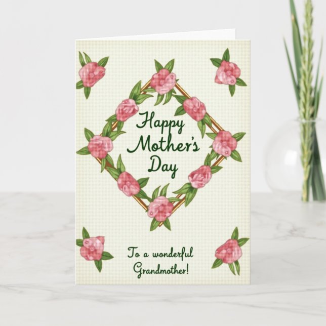 Blossom Diamond Mothers Day Card (Front)