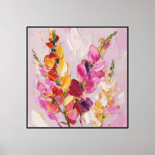 Blossom Drift Abstract Floral Canvas Print