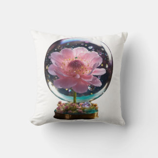 Blossom Elegance Throw Pillow