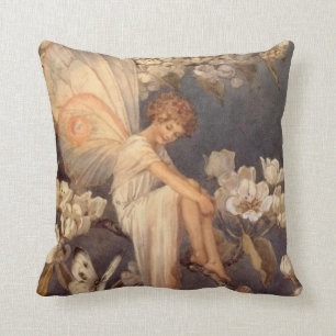Blossom Fairy Throw Pillow