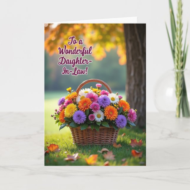 Blossom Filled Daughter Card (Front)