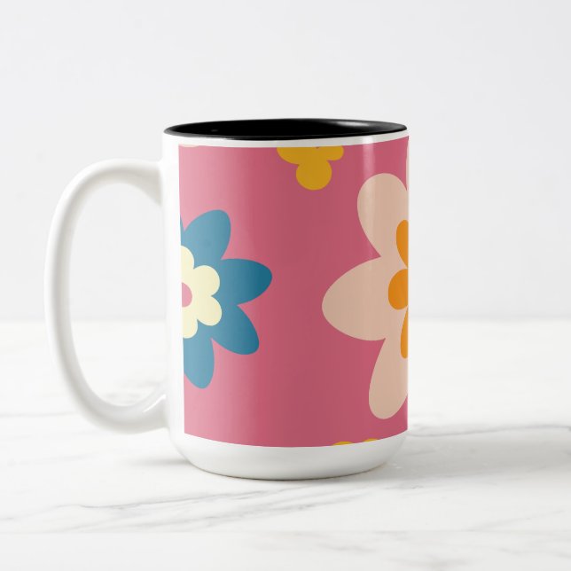 Blossom Floral Pattern Mug (Left)