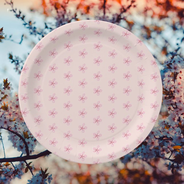Blossom flower paper plates (Creator Uploaded)