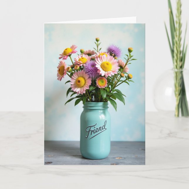 Blossom Friend Mothers Day Card (Front)