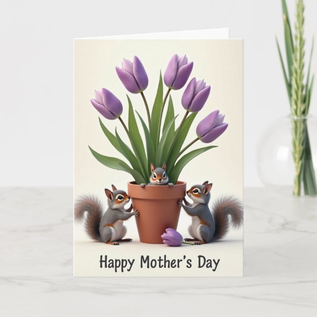 Blossom Friends Mothers Day Card (Front)