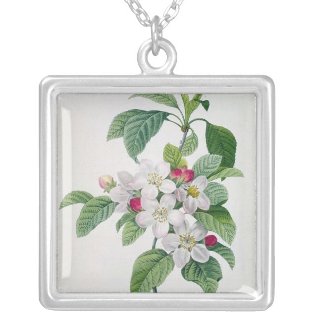 Blossom, from 'Les Choix des Plus Belles Silver Plated Necklace (Front)