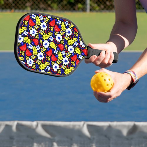 Blossom Fusion Your Connection to Floral Elegance Pickleball Paddle