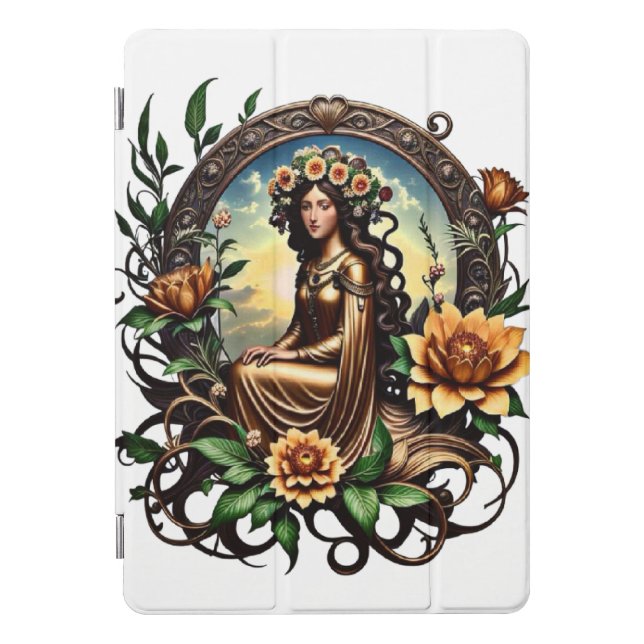 Blossom girl  iPad pro cover (Front)