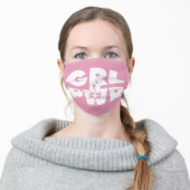 Blossom: Girl Power Adult Cloth Face Mask