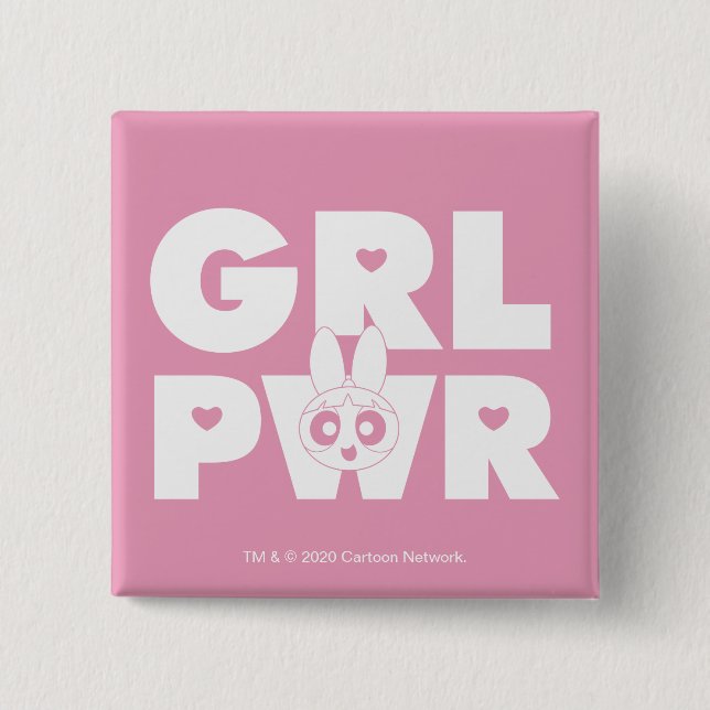 Blossom: Girl Power Button (Front)