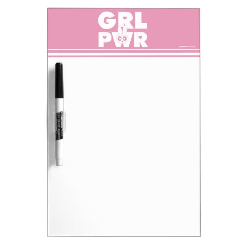 Blossom Girl Power Dry Erase Board
